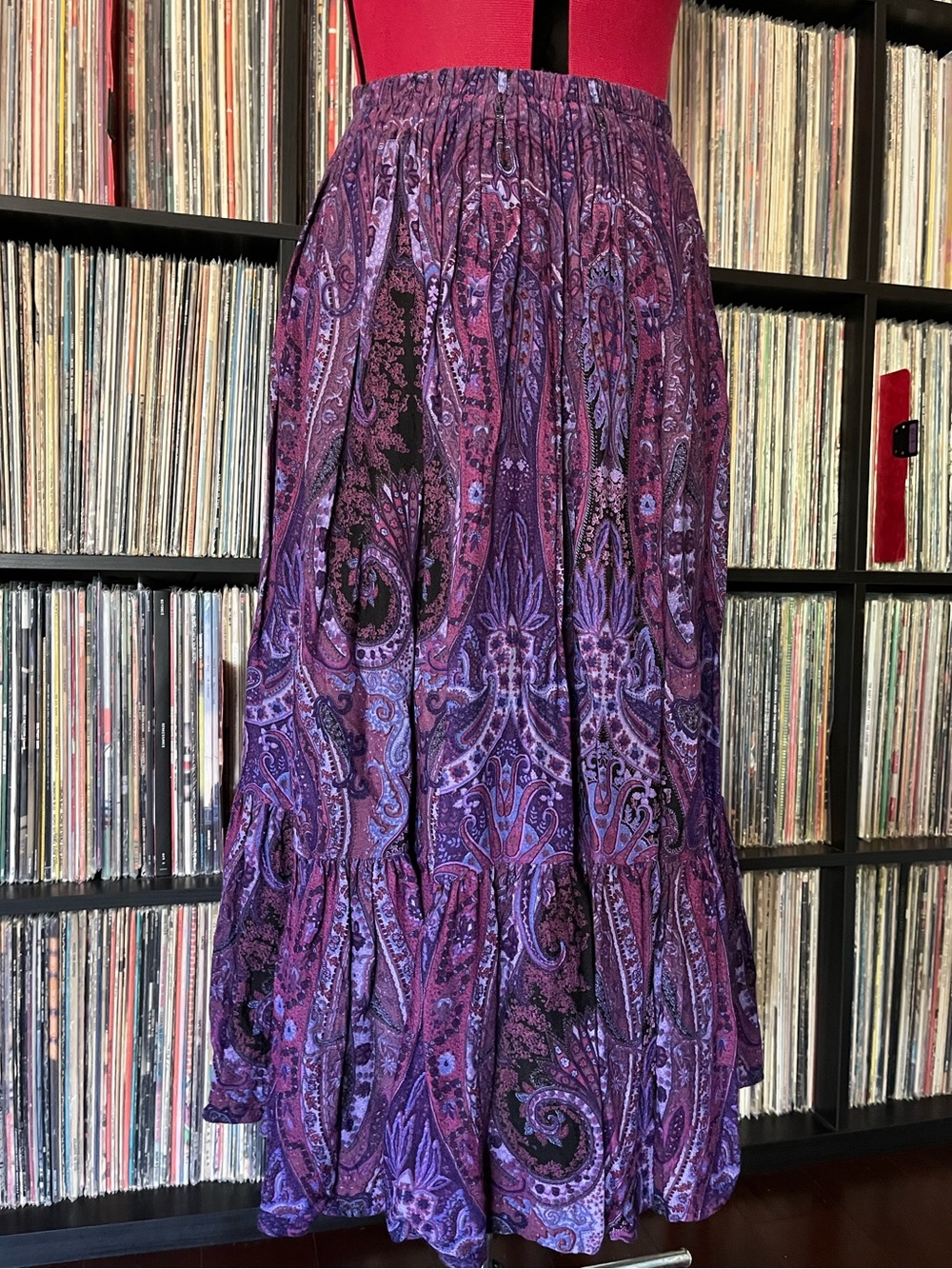 Paisley Prairie BoHo Sedona Western Purple Spinner ๐ - Picture 5 of 7